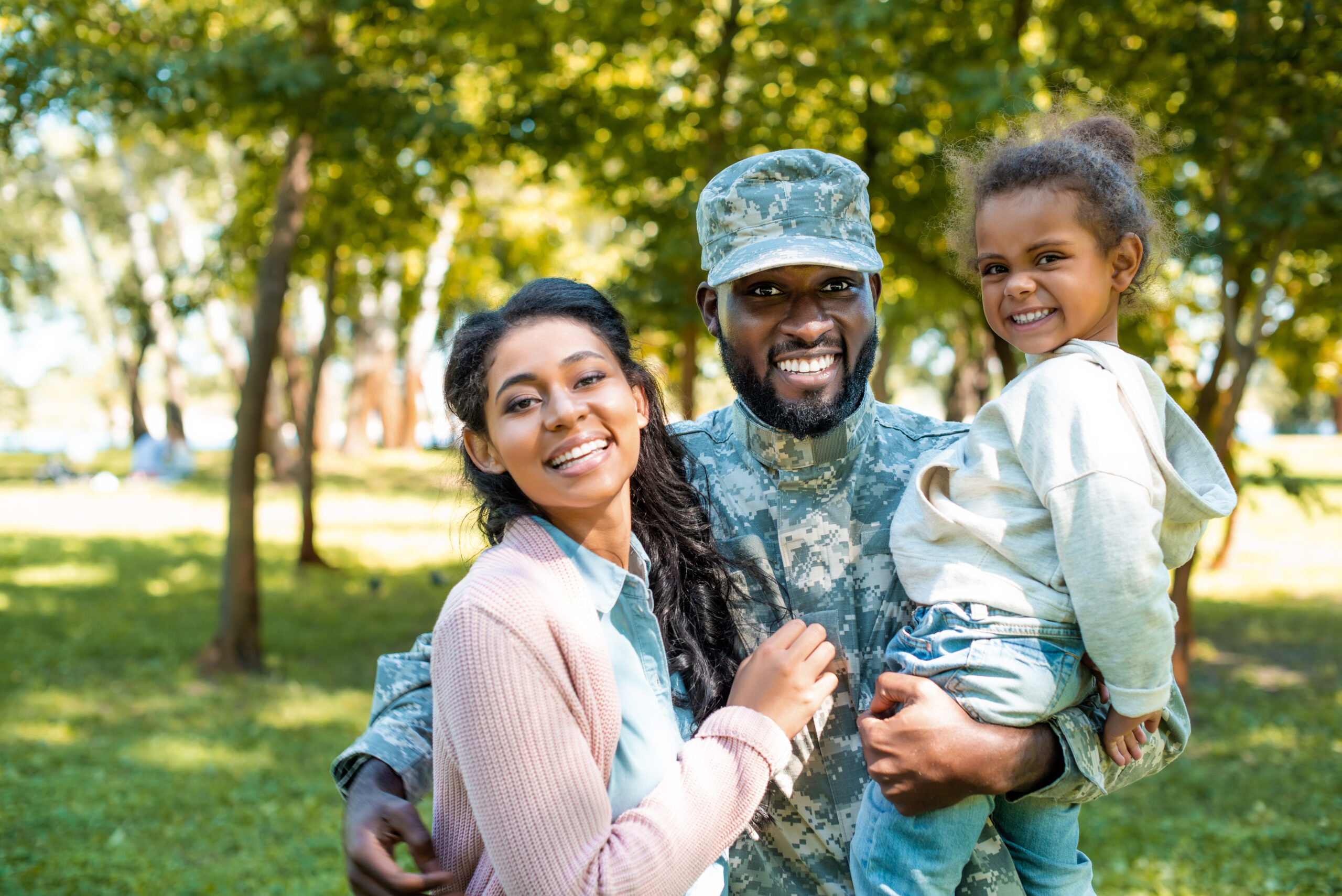 Happy Military Family